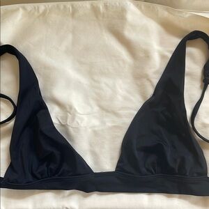 Bik Bok norway women’s Black Triangle Bikini Top size Medium excellent condition